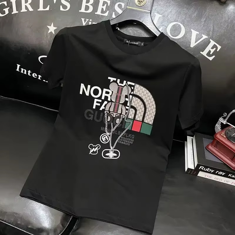 Streetwear Brand Clothing - Męski luksusowy T-shirt ze 100% czystej