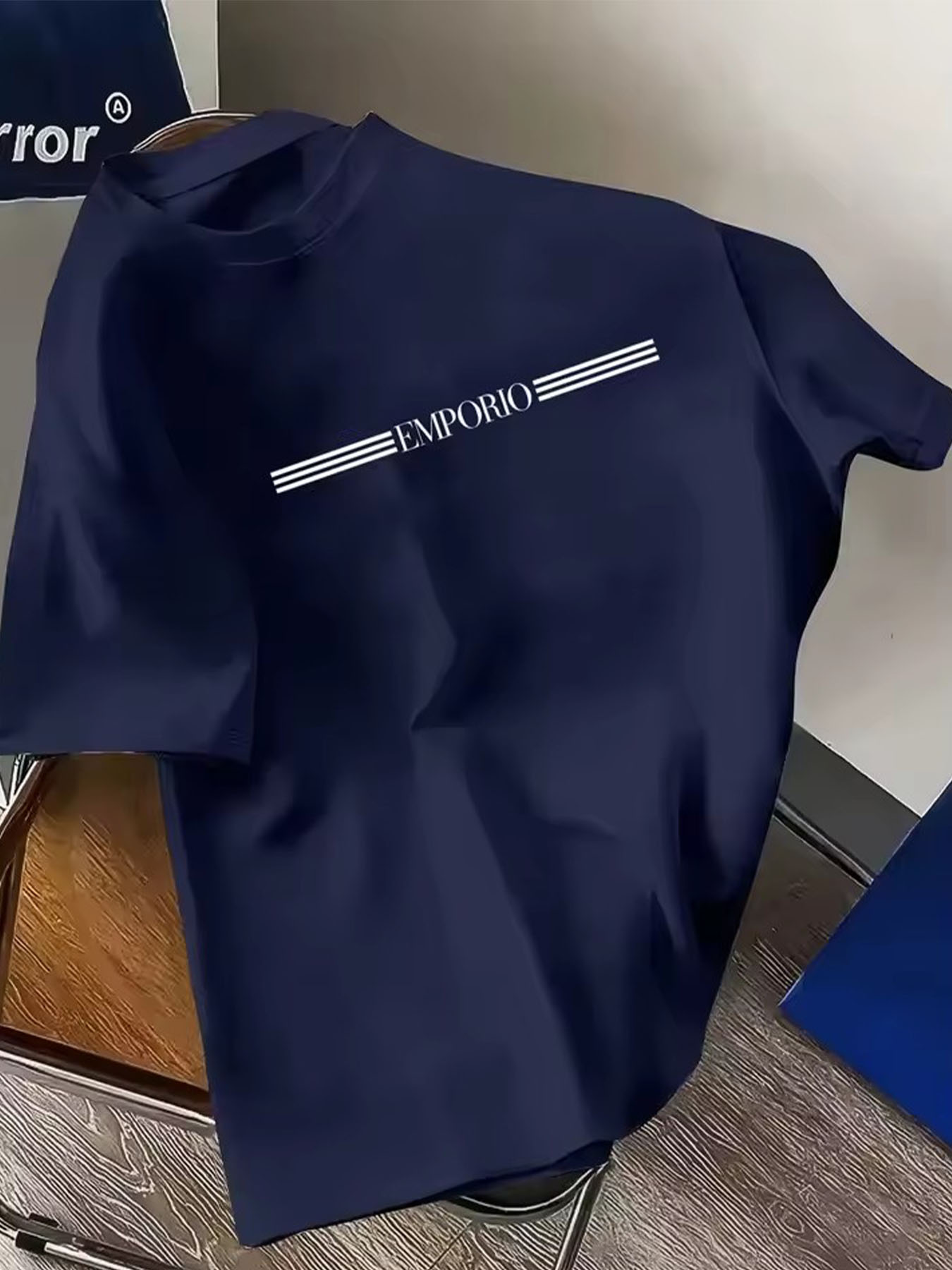 Streetwear Brand Clothing - Męska luksusowa koszulka z nadrukiem liter,
